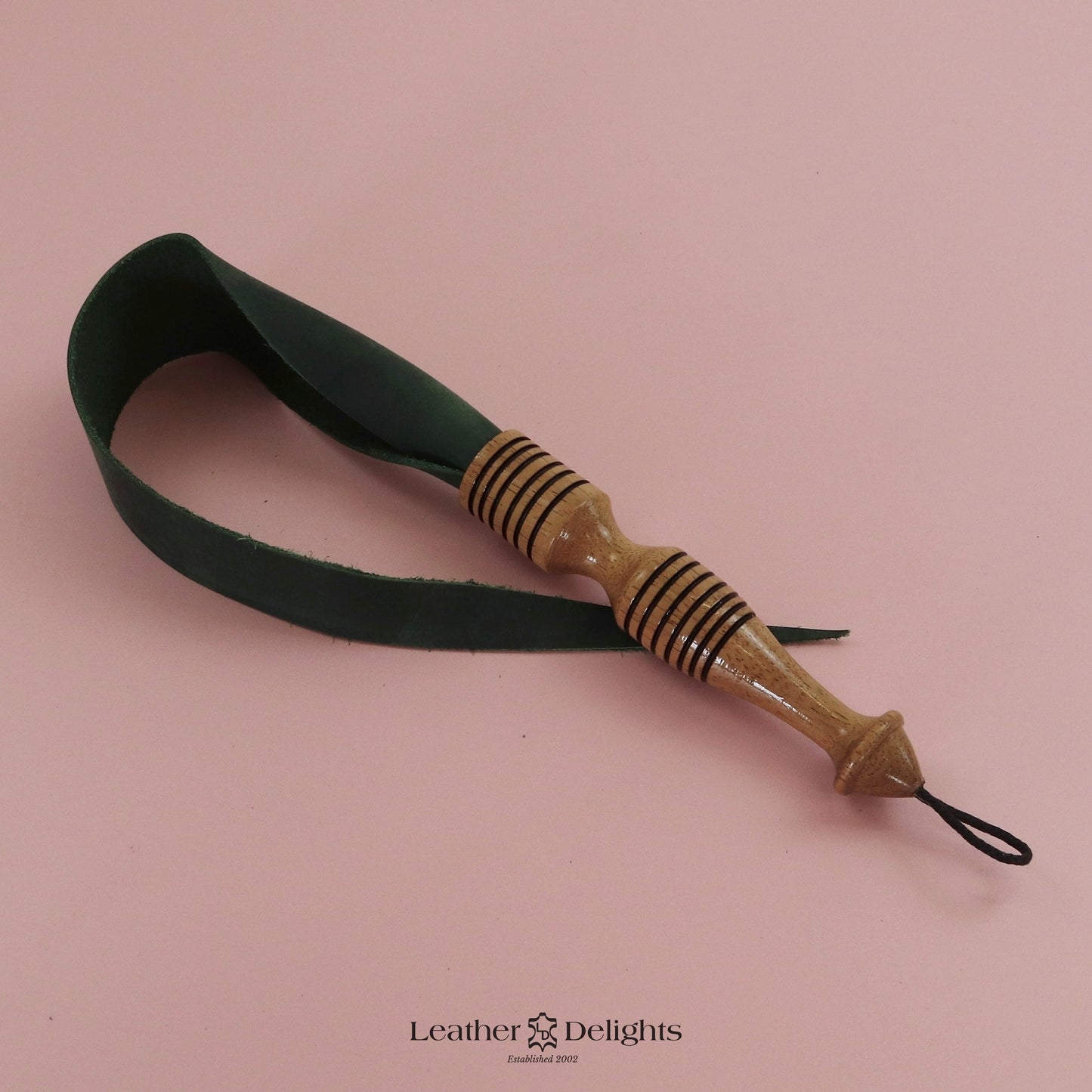 Soft Green Leather Dragon Tail