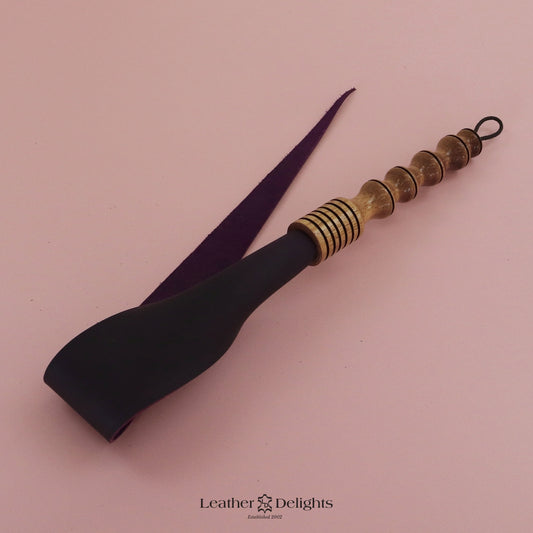 Soft Purple Leather Dragon Tail