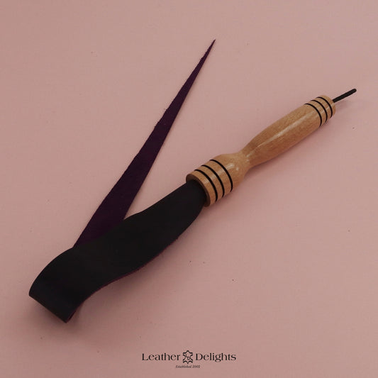 Soft Purple Leather Dragon Tail