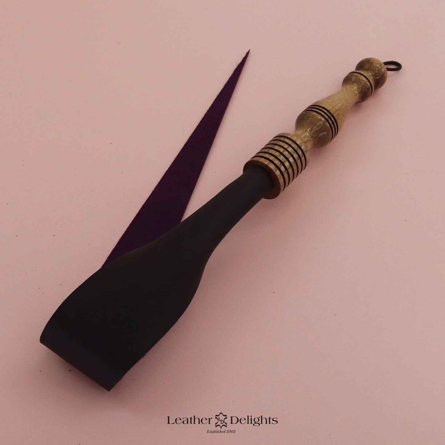 Soft Purple Leather Dragon Tail