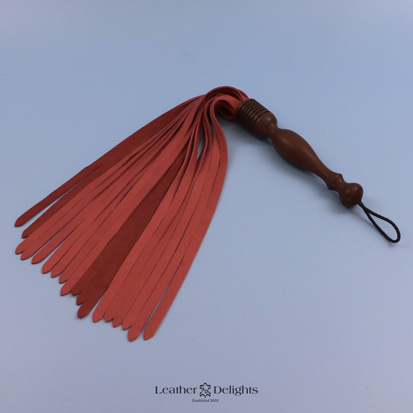 Soft Red Leather Flogger