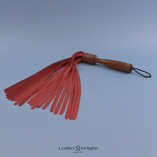 Soft Red Leather Flogger