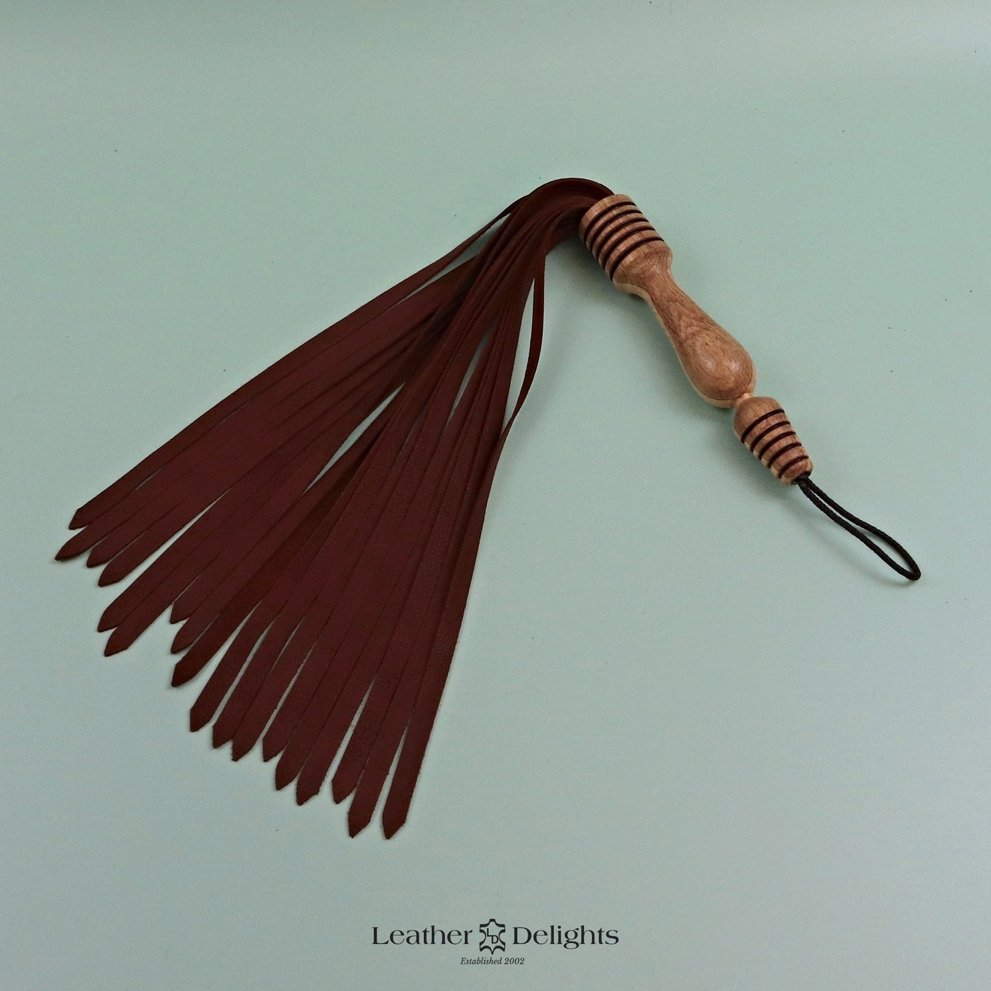 Soft Brown Leather Flogger