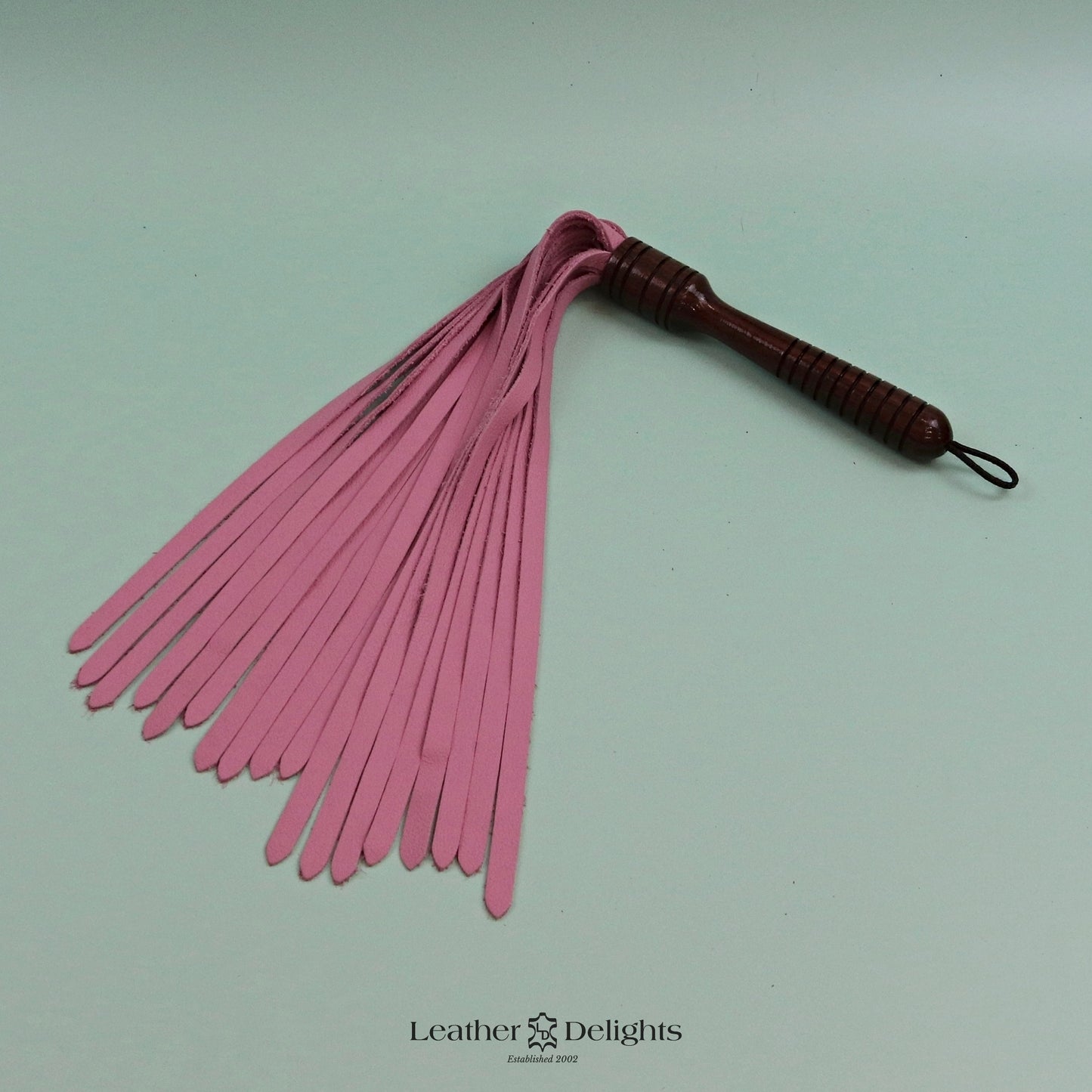 Soft Baby Pink Leather Flogger