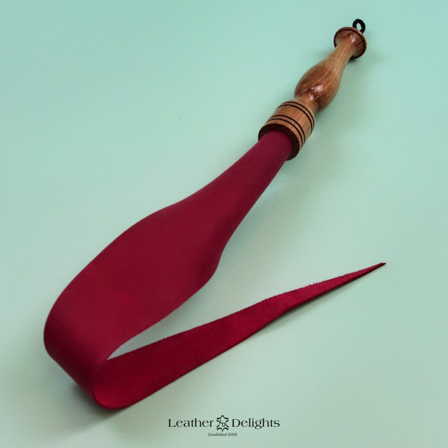 Soft Red Leather Dragon Tail