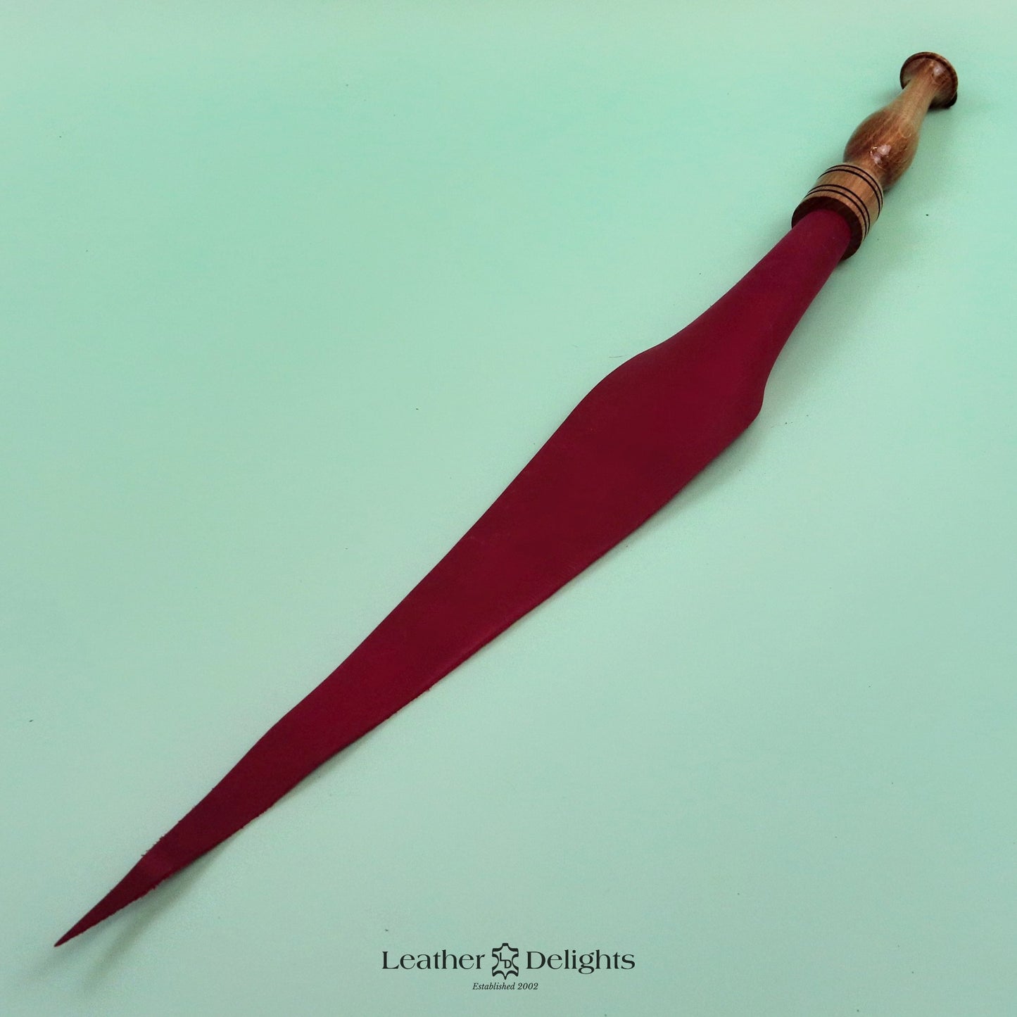 Soft Red Leather Dragon Tail