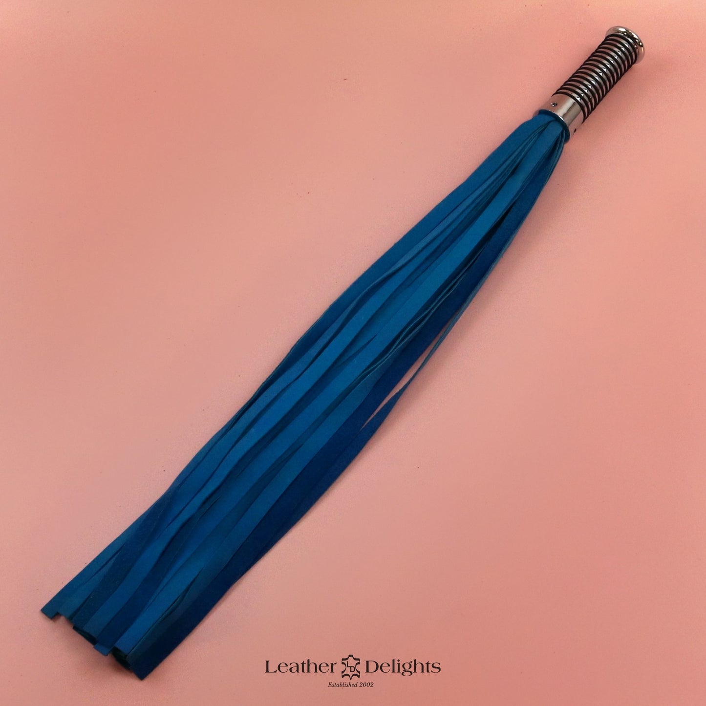 Torture Chamber Flogger - Blue Suede