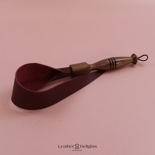 Soft Red Leather Dragon Tail