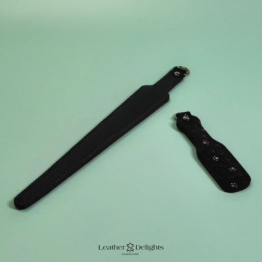 Needle - Paw Print Suede & Black Dimpled Rubber