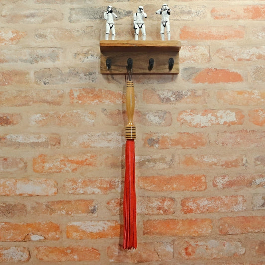 Soft Red Leather Flogger