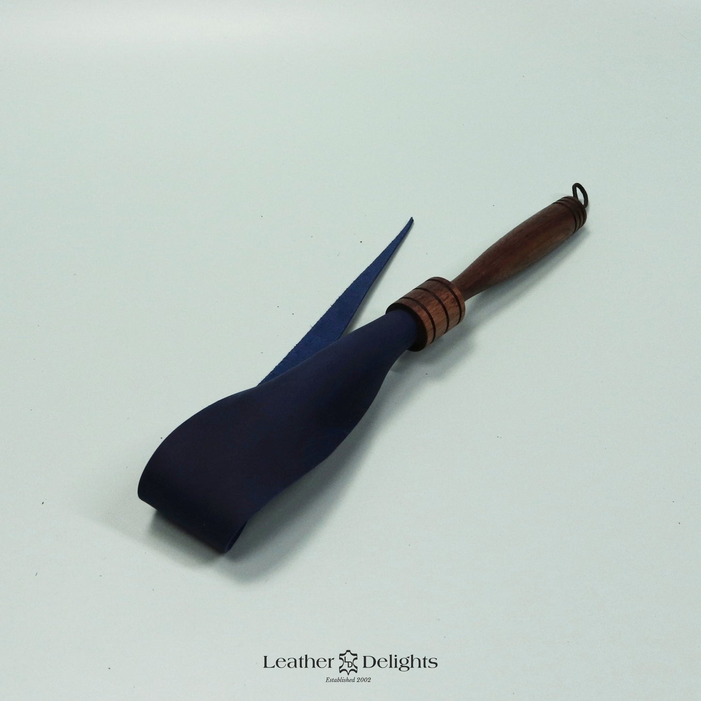 Soft Royal Blue Leather Dragon Tail