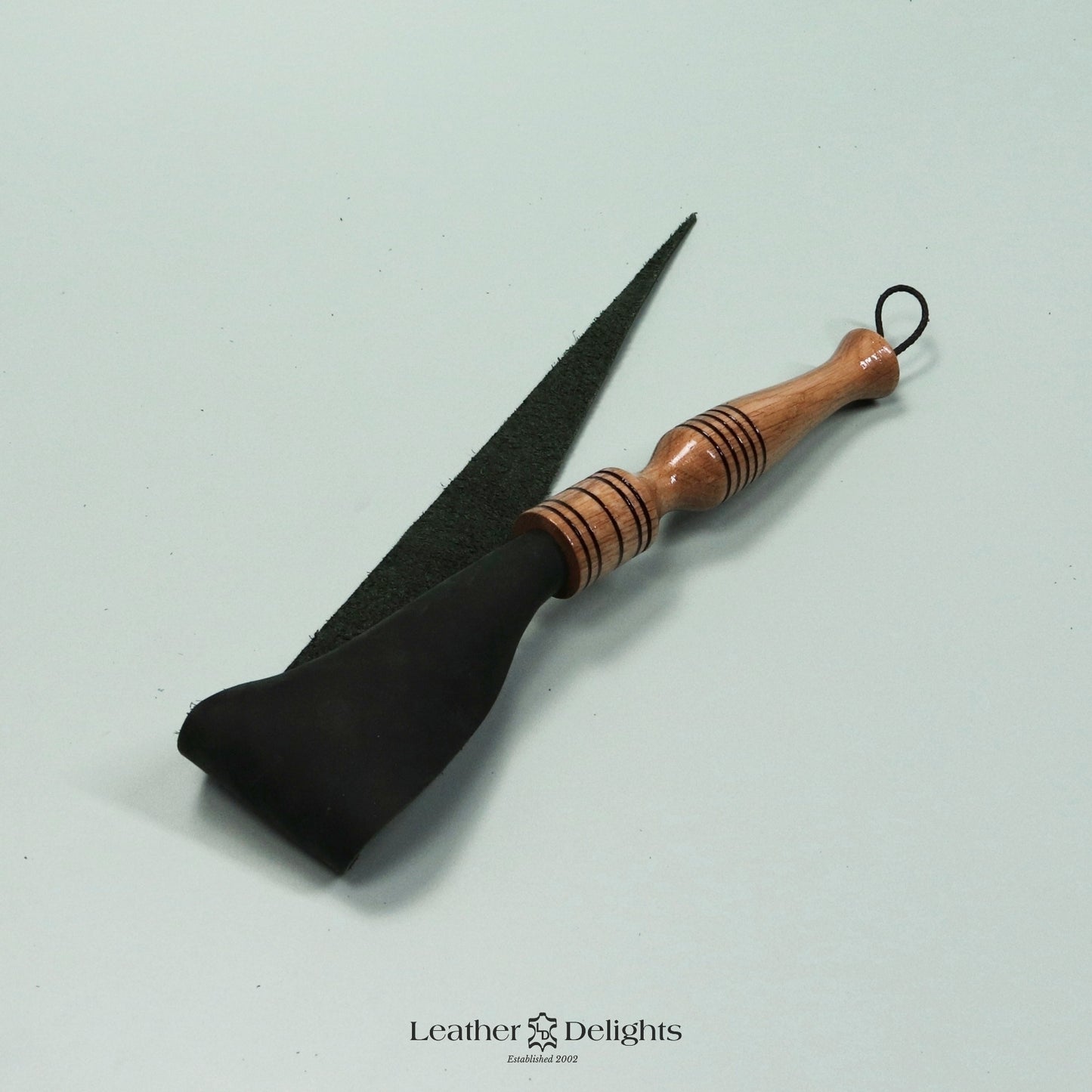 Soft Green Leather Dragon Tail