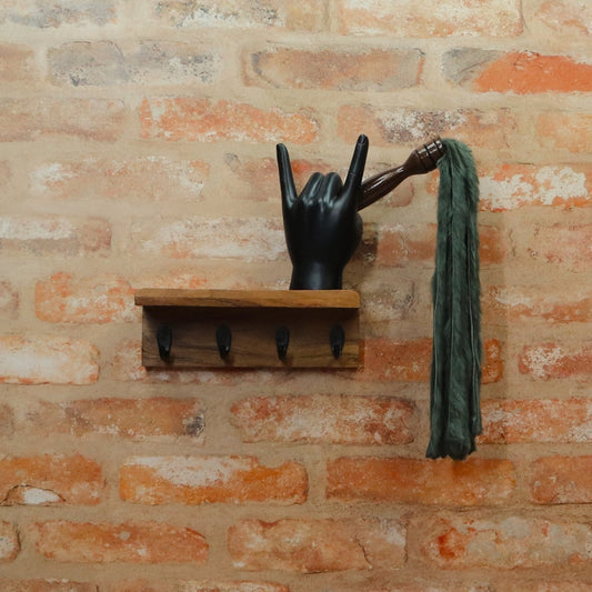 Forrest Green Rabbit Fur Flogger