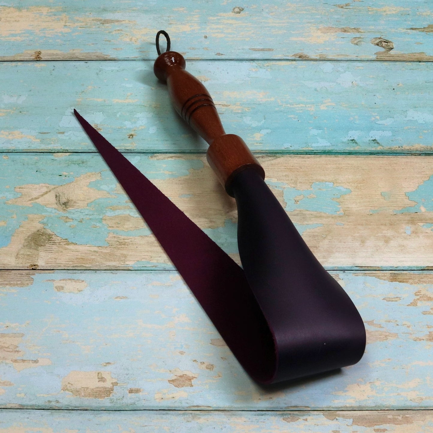 Soft Purple Leather Dragon Tail