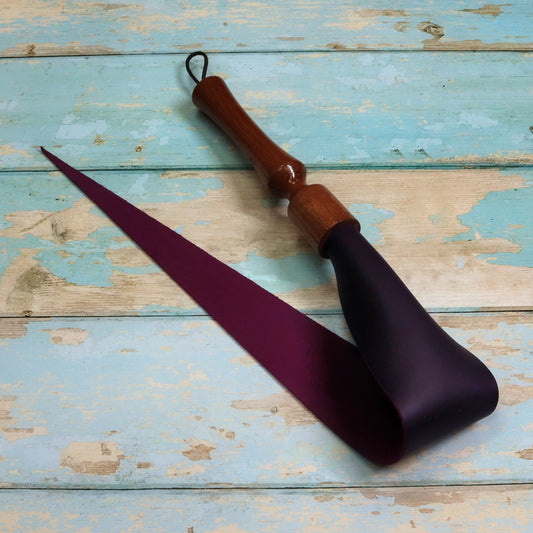 Soft Purple Leather Dragon Tail