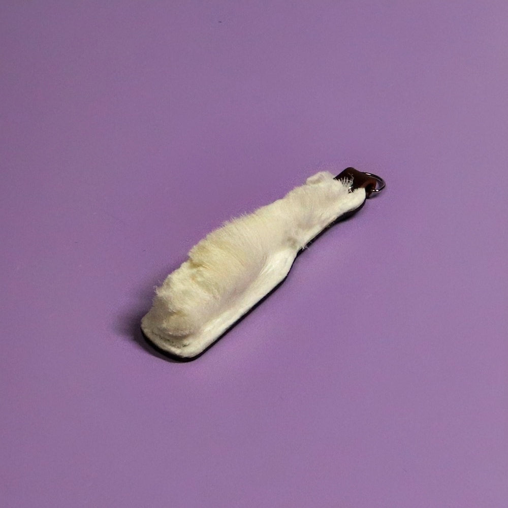 Mini Paddle - Brown Leather & Hair on Hide Reindeer