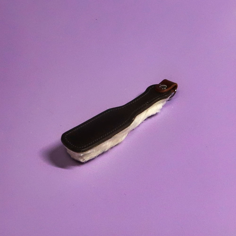 Mini Paddle - Brown Leather & Hair on Hide Reindeer