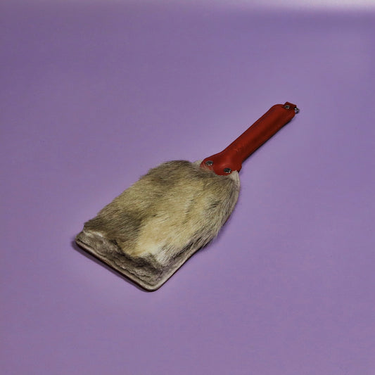 Booty Beater - Red Italian Leather & Hair on Hide Reindeer