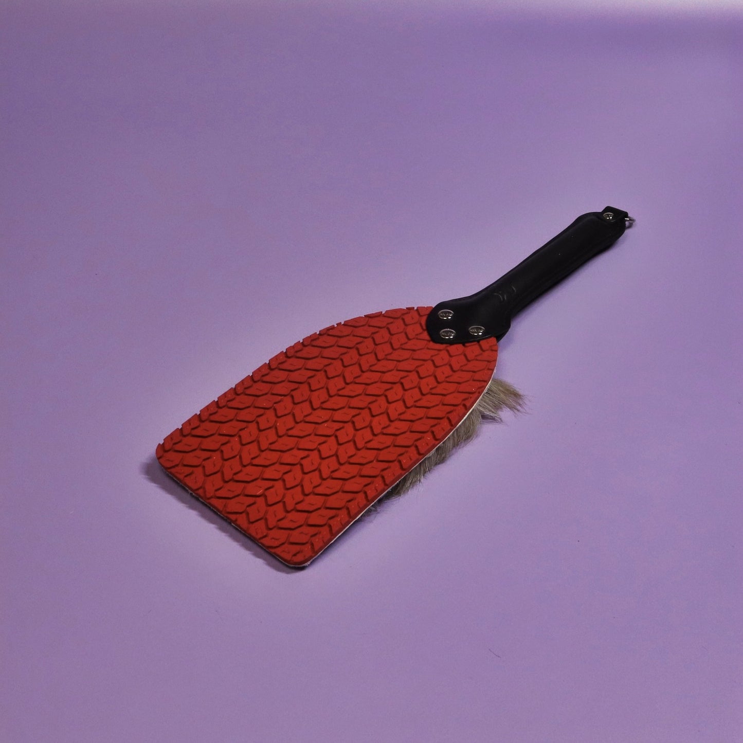 Booty Beater - Red Tyre Tread Rubber & Hair on Hide Reindeer