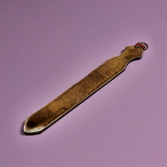 Dagger - Firm Brown Leather & Springbok