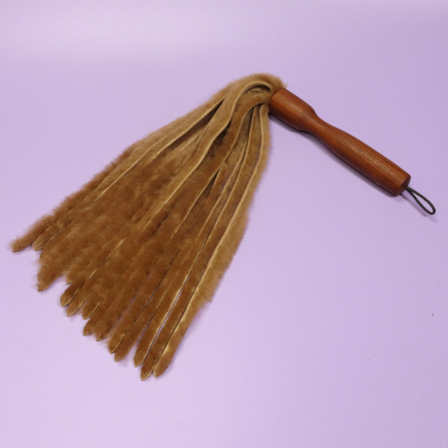 Brown Sheepskin Flogger
